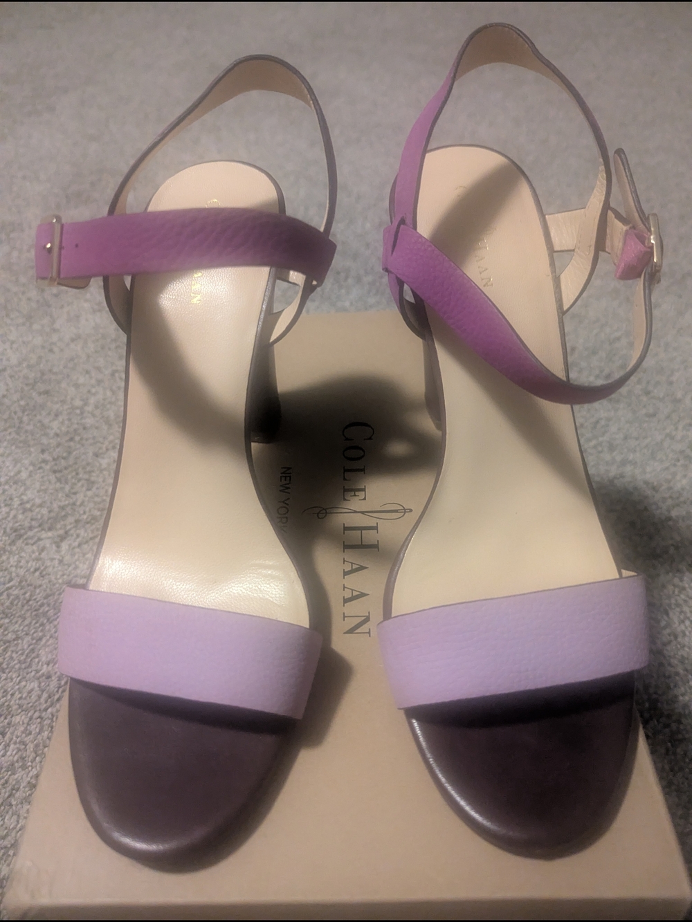 Cole Haan Women's Lavender Ankle-Strap Sandals